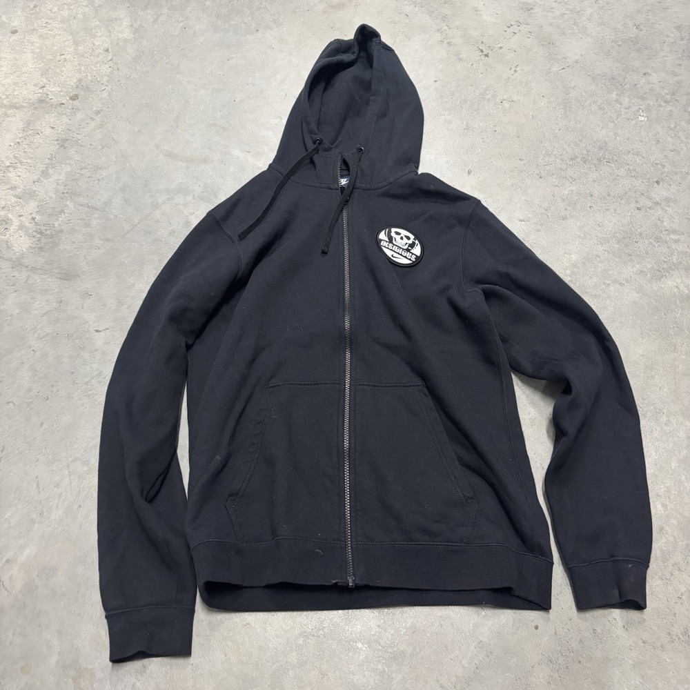 Nike Full Zip Hoodie Sweatshirt Men's Sizeβ Medium Insidious Black